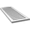 Ekena Millwork Arch Top Surface Mount PVC Gable Vent: Non-Functional, w/2"W x 1-1/2"P Brickmould Frame, 16"W x 40"H GVPAR16X4002SN - alternate 3